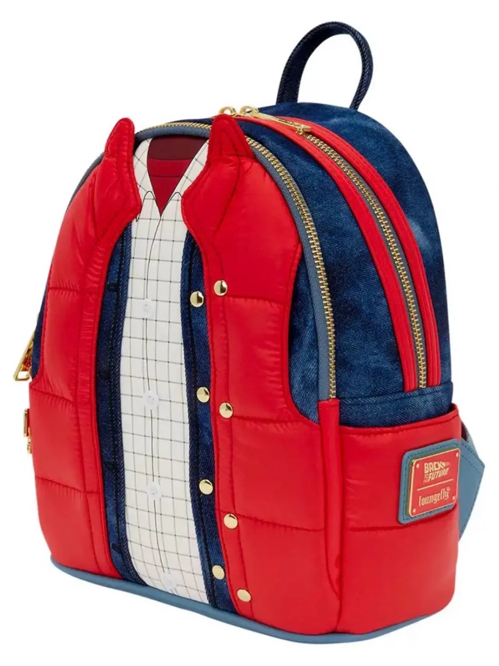NEW Loungefly Universal Back To The Future Marty McFly Jacket Cosplay Backpack
